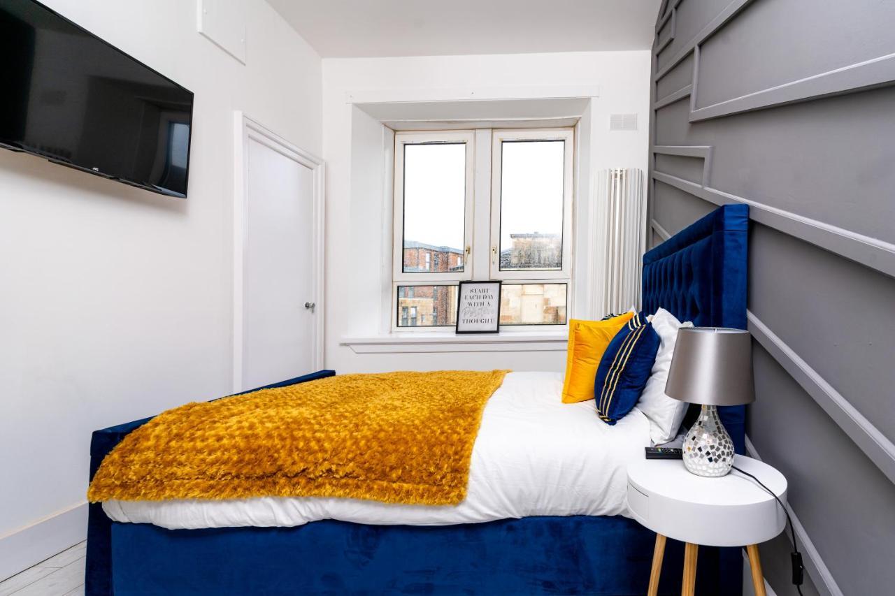 Cheerful 2 Bedroom Homely Apartment, Sleeps 6 Guest Comfy, 3X Double Bed, Parking, Free Wifi, Suitable For Business, Leisure Guest,Glasgow, Glasgow West End, Near City Centre Ngoại thất bức ảnh
