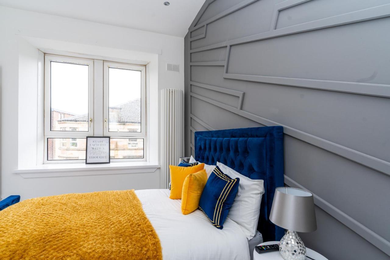 Cheerful 2 Bedroom Homely Apartment, Sleeps 6 Guest Comfy, 3X Double Bed, Parking, Free Wifi, Suitable For Business, Leisure Guest,Glasgow, Glasgow West End, Near City Centre Ngoại thất bức ảnh